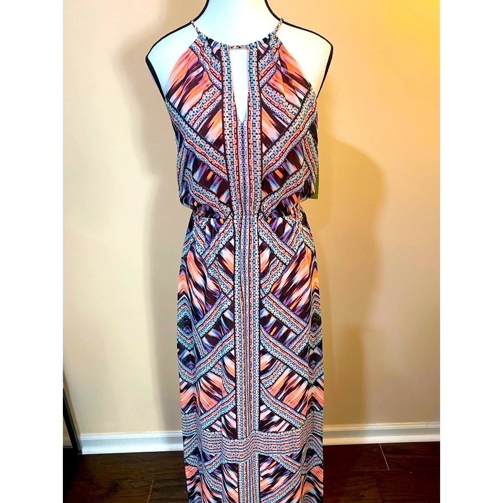 Gianni Bini Geometric Maxi Dress NWT HOST PICK
